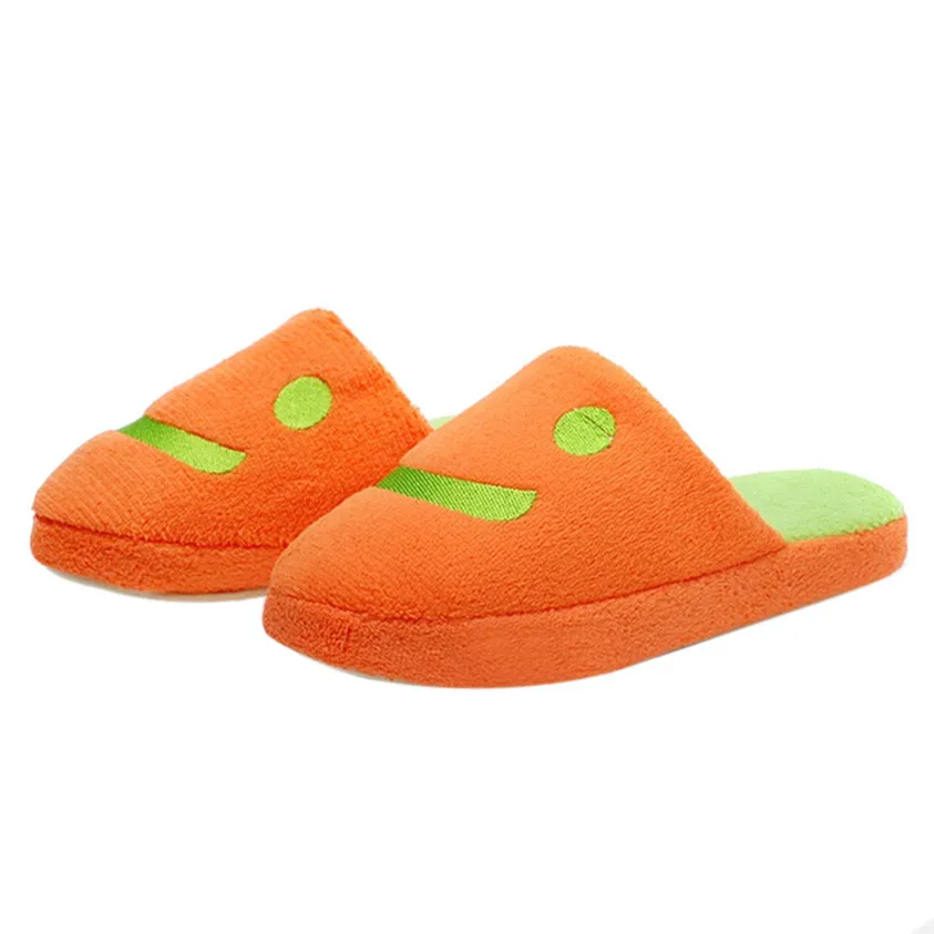 

Lovely Smile Home Floor Soft Stripe Slippers Female Shoes Winter women's shoes  sapatos femininos 36-40 Male Shoes 40-44 NOV7