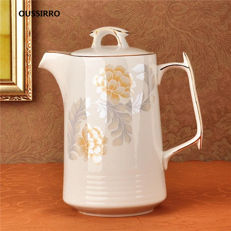 Керамические кувшины для воды OUSSIRRO Jingdezhen холодный чайник большой емкости