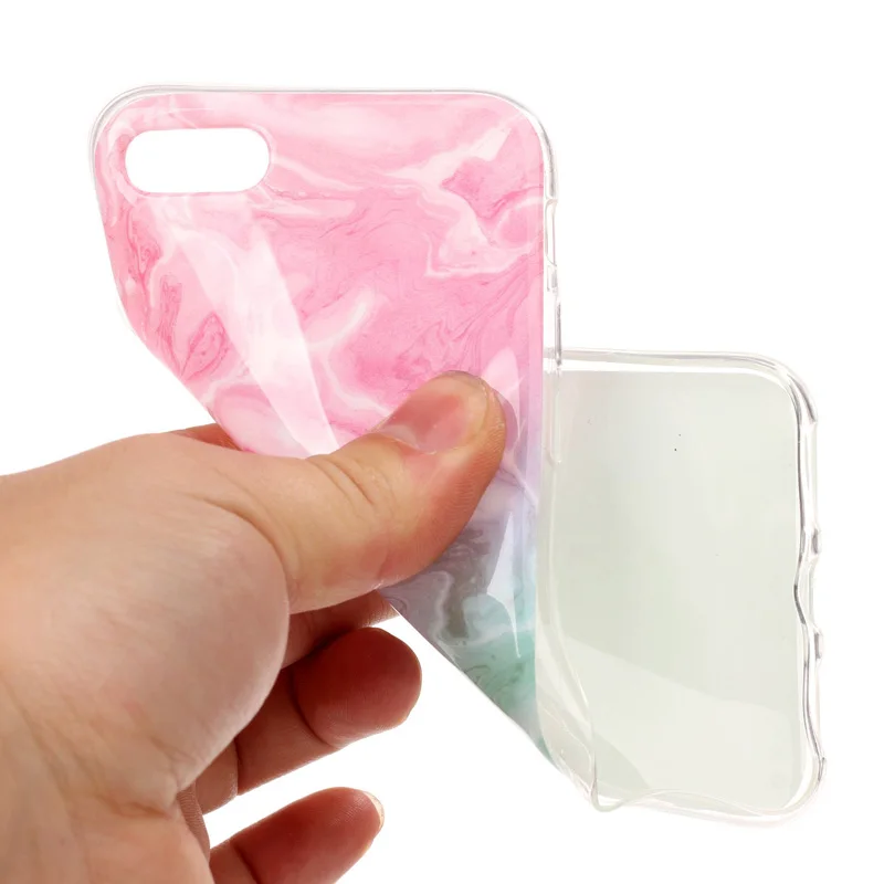 Мягкий силиконовый чехол с мраморным узором для iPhone 8 7 7Plus 6G 6S Plus 5G 5S SE 4S 5C iPod Touch 5 6 |
