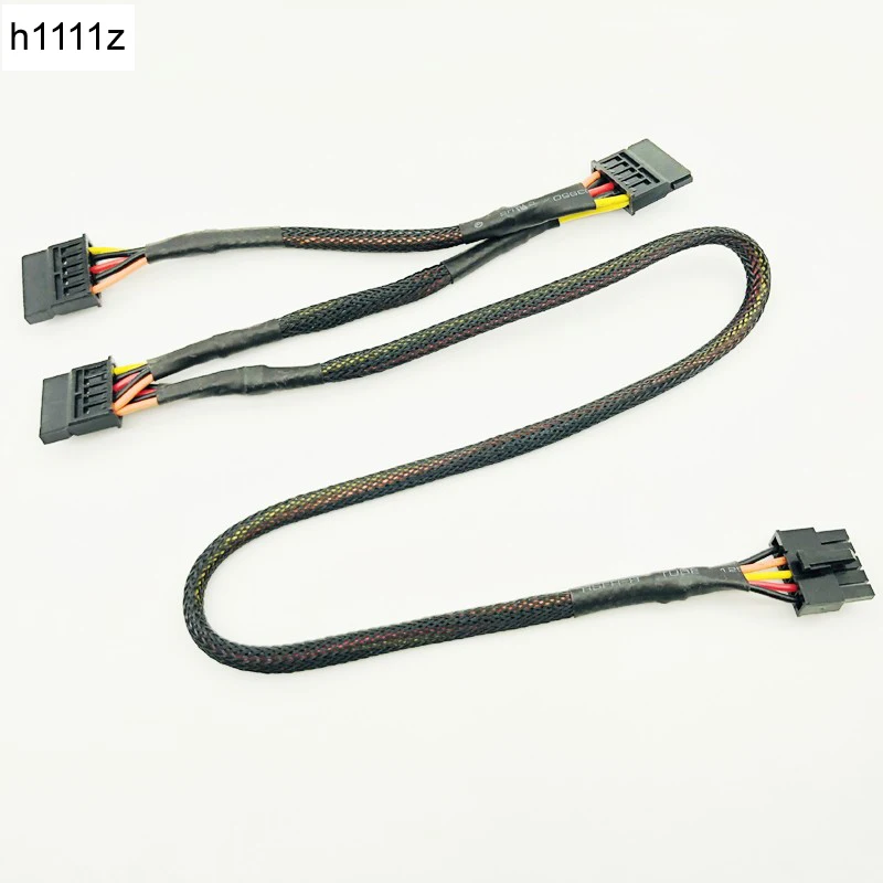 Высококачественные модульные кабели питания с черным рукавом 5Pin на 3 * SATA адаптер