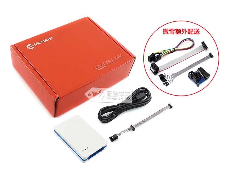 Atmel ICE Базовый комплект с дополнительным адаптером/кабелями мощный инструмент