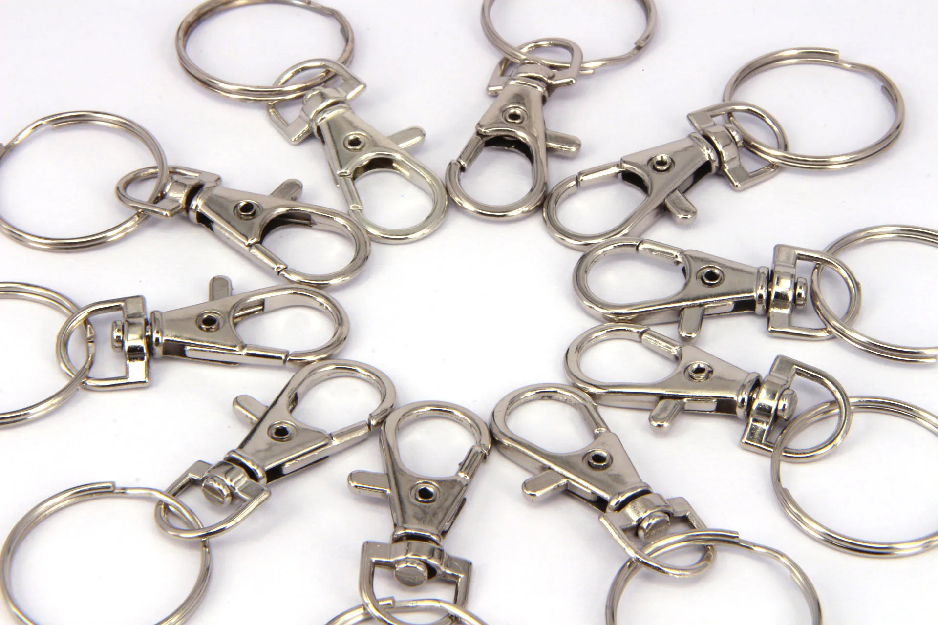 12pcs/lot Key chain lobster clasp ring remote control key Alarm key
