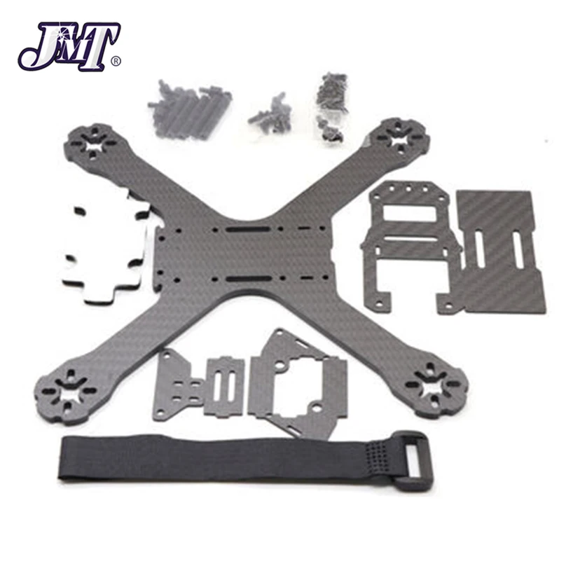 JMT 210mm Carbon Fiber Frame Kit With PDB Board X Type Frame for FPV