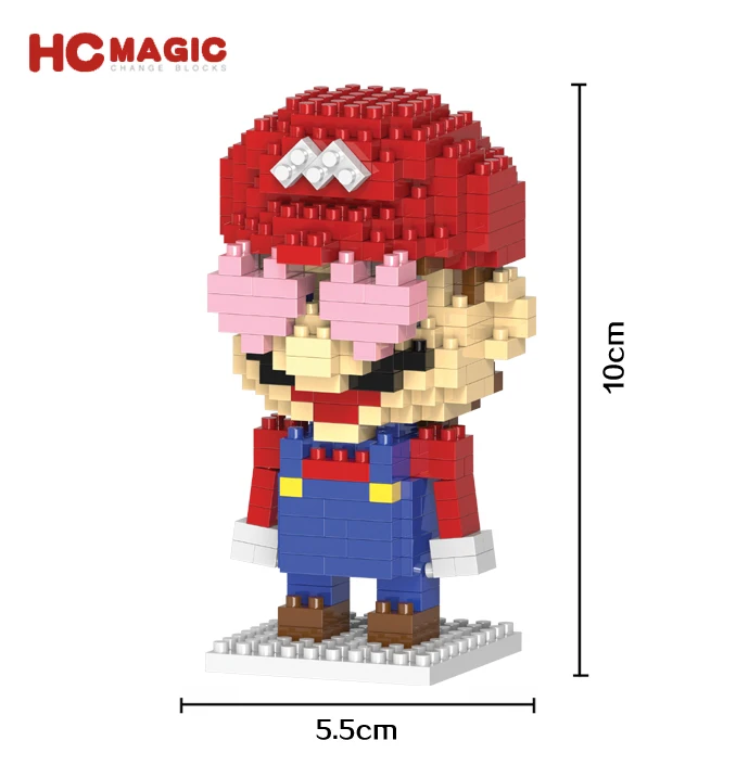 Конструктор HC Mario игрушечный для детей мультяшный кубик Йоши кубики аукциона