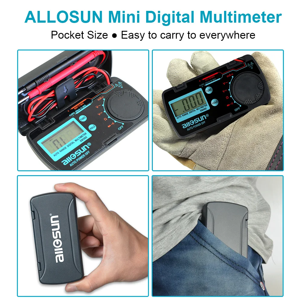 Mini Multimeter Auto Range | Pocket Digital Multimeter