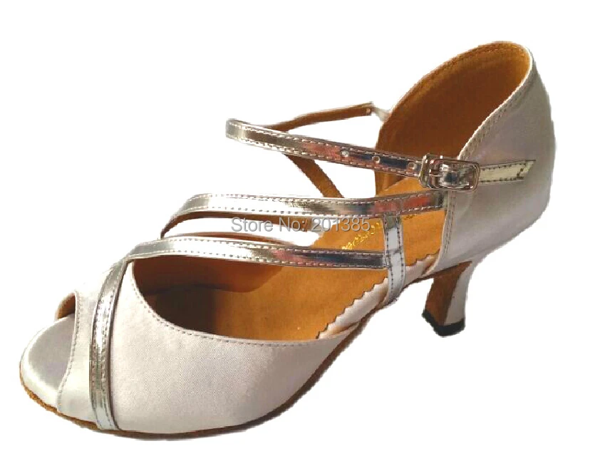 white ballroom dance shoes