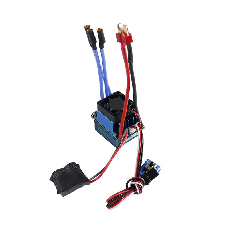 Гоночный 60A ESC бесщеточный Электрический регулятор скорости для 1:10 RC автомобиля грузовика