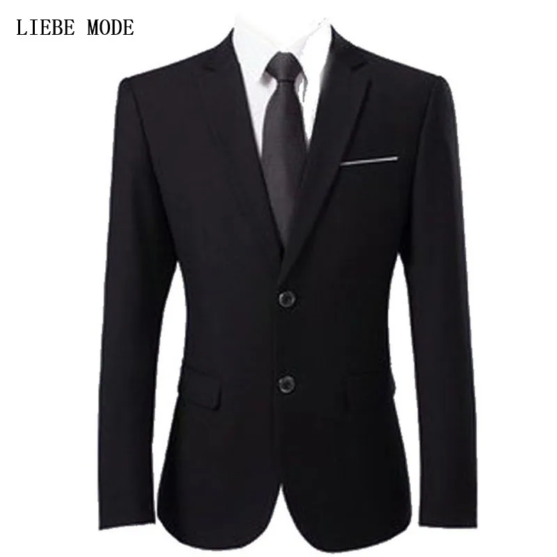 2016 Men Skiny Suits For Wedding Navy Blue Black Tuxedo Men Slim Blazer