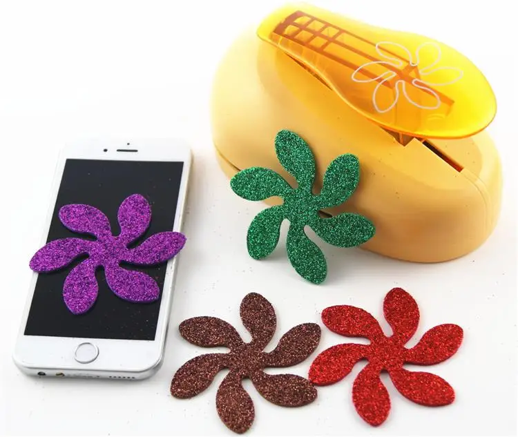 flower punches 7cm printing size extra large scrapbooking paper flower paper puncher