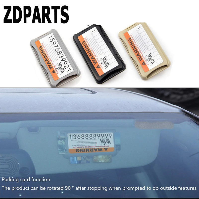 

ZDPARTS Car Sunshade Phone Number Parking Card Sticker For Skoda Octavia A5 A7 2 Rapid Fabia Opel Astra J G H Insignia Mokka BMW