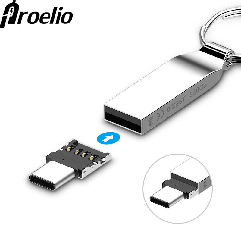 

Proelio USB Type C to USB 3.0 OTG Adapter, Type C Convert Adapter for MacBook Samsung S8 S9 Huawei Mate 20 Pro Oneplus 6T OTG