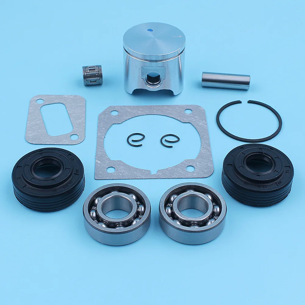 

40mm Piston Crank Ball Bearing Oil Seal Kit For Husqvarna 340 345 Jonsered 2141 2145 Chainsaw Ring Needle Cage Spare Part