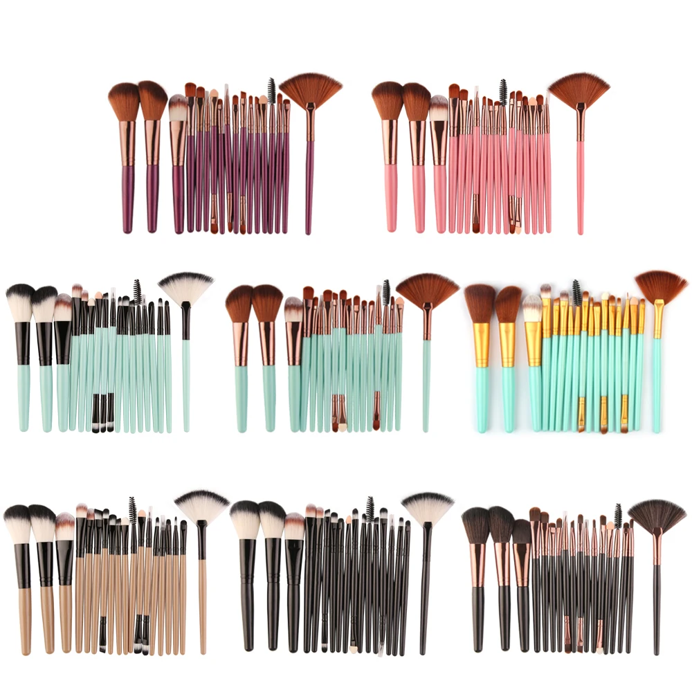 

18Pcs Makeup Brush Set Tools Kit Power Foundation Blush Eyeshadow Eyeliner Lip Make up Brushes Tool Popular Style Cosmetic