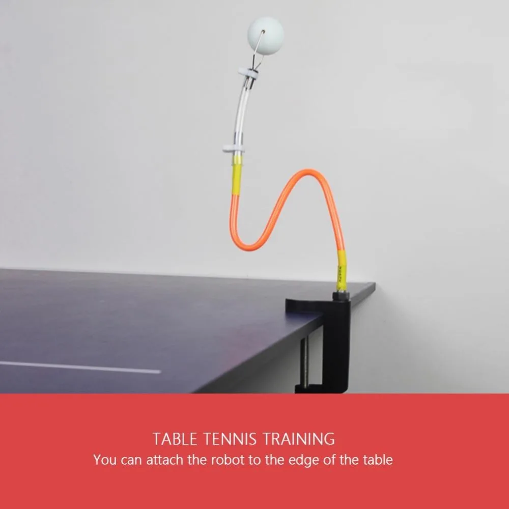 

Ping Pong Ball Machine Table Tennis Trainer for Stroking Professional Table Tennis Training Robot Fixed Rapid Rebound Ping Pong