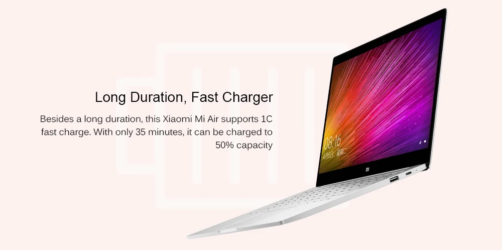 Ноутбук Xiaomi mi Air, 12,5 дюймов, ультратонкий, Windows 10, Intel Core M3-8100Y, 4 Гб, 128 ГБ, с подсветкой, клавиатура, HD mi, быстрая зарядка, ноутбук