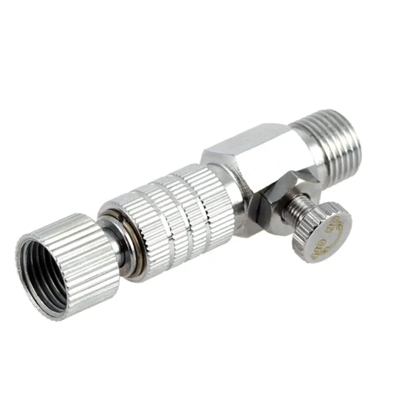 

2x Quick Connection Connector Coupler with Air Flow Regulator 1/8 to 1/8 BSP Fittings for Fast Connecting Disconnecting Air Br
