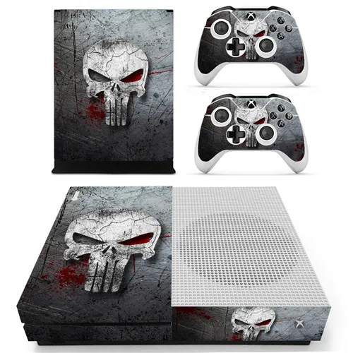 Каратель кожи стикеры Наклейка для Xbox One S консоль и контроллеры Xbox One Slim кожи s винил - Цвет: YS-xboxoneS-2171