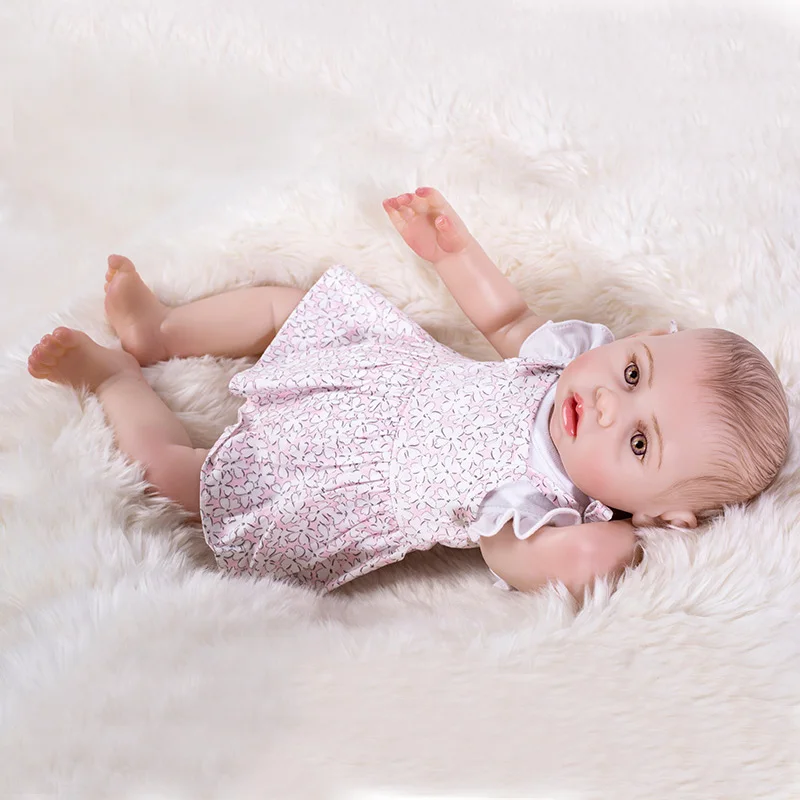 OtardDolls 43 см кукла Bebe Reborn мягкая силиконовая игрушка для мальчиков и девочек милая