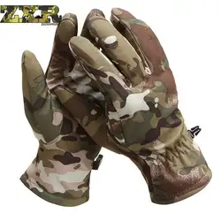Мужские армейские военные перчатки мужские полный палец SWAT боевые тактические перчатки Militar Carbon Shell противоскользящие страйкбол перчатки