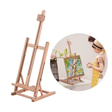 Регулируемый мольберт для рисования художников, настольный H-frame, деревянный мольберт в сборе, высококачественные товары для рукоделия для студентов и школьников