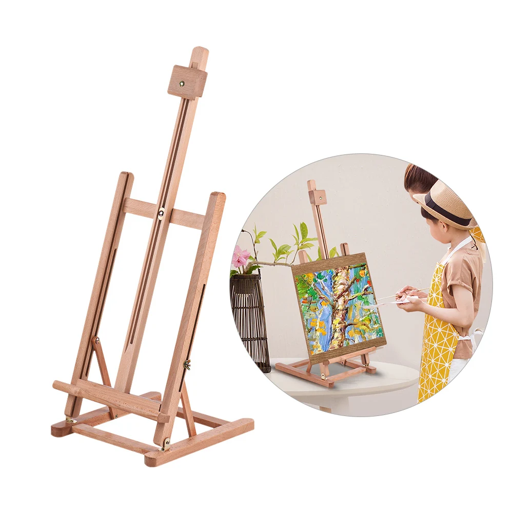 

Adjustable Artists Drawing Easel Easel Tabletop H-frame Wood Easel Assembled High-quality Art Supplies for Students School