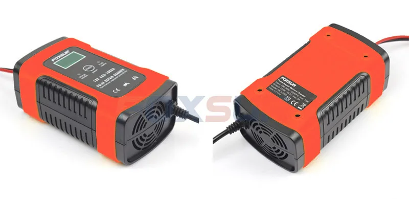 FOXSUR 12V Automatic Smart Battery Charger Car & Motorcycle Charger, 12AH 36Ah 45AH 60AH 100AH Pulse Repair Charger LCD Display FOXSUR 12V Automatic Smart Battery Charger Car & Motorcycle Charger, 12AH 36Ah 45AH 60AH 100AH Pulse Repair Charger LCD Display