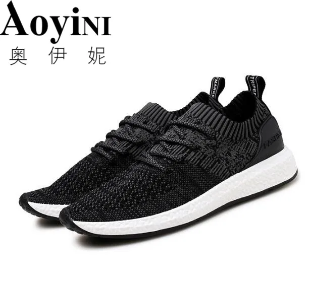 

2018 New Spring Summer Men's Casual Shoes Cheap chaussure homme Korean Breathable Air Mesh Men Shoes Zapatos Hombre Size 39-44