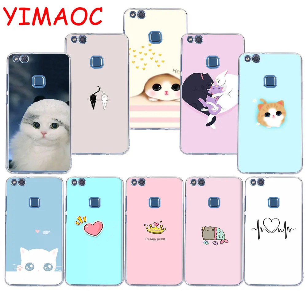 

YIMAOC 241z Popular Colorful Cartoons Soft TPU Case for Huawei P20 Pro P10 P9 P8 Lite P Smart Mate 10 lite 20 pro