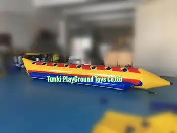 

aqua banana boat 8 seats inflatable boat child toy boat water inflatable