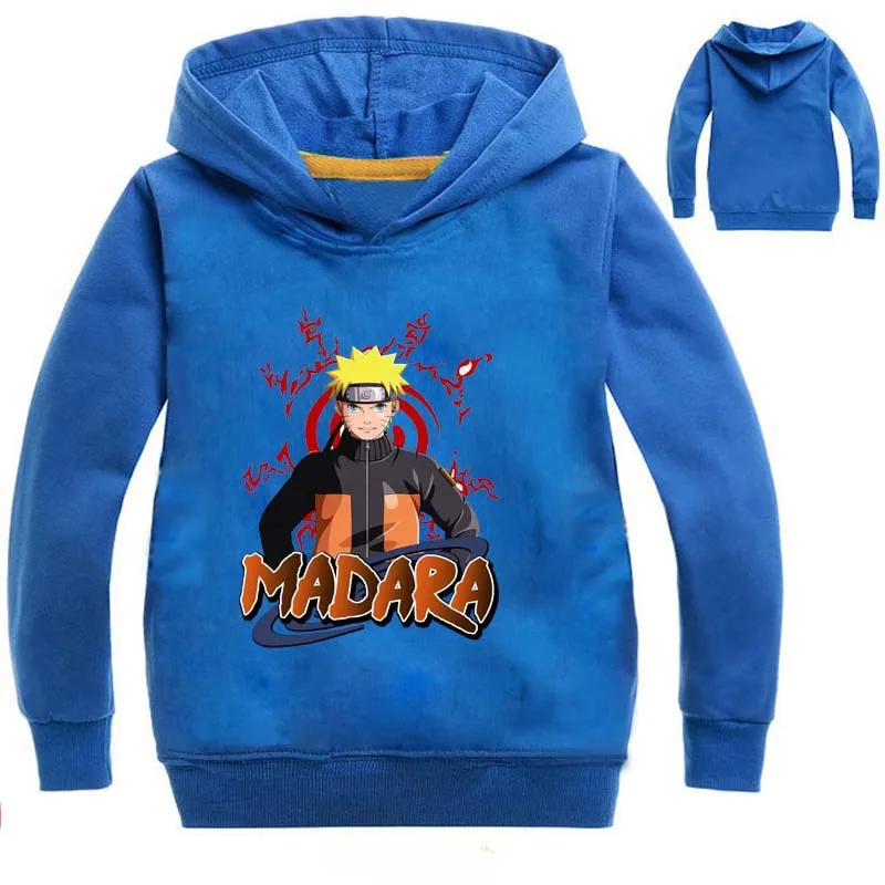

Children NARUTO Hoodies Kid Sweatshirt Baby Boys Clothes Cartoon Madara Figure Pullover Girls Coat Spring Autumn Anime Tracksuit