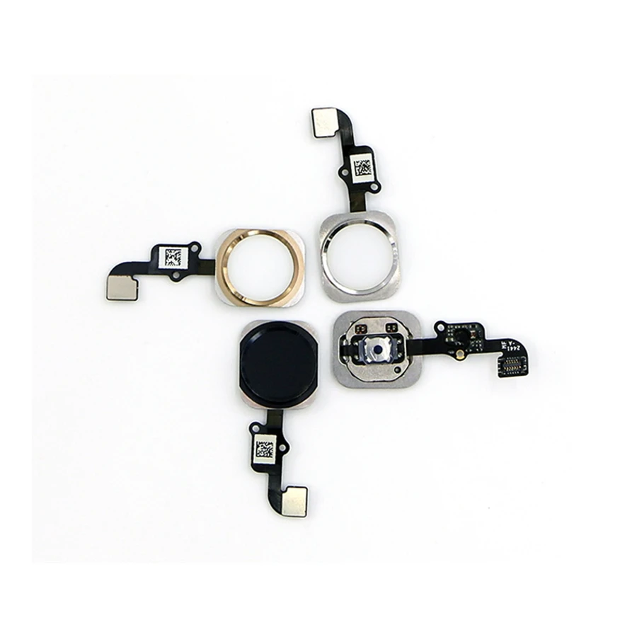 

Leoleo White&Black&Gold Brand New For iPhone 6 6G Home Button With Flex Cable For iPhone 6 Plus 6+ Home Key Assembly NO TOUCH ID