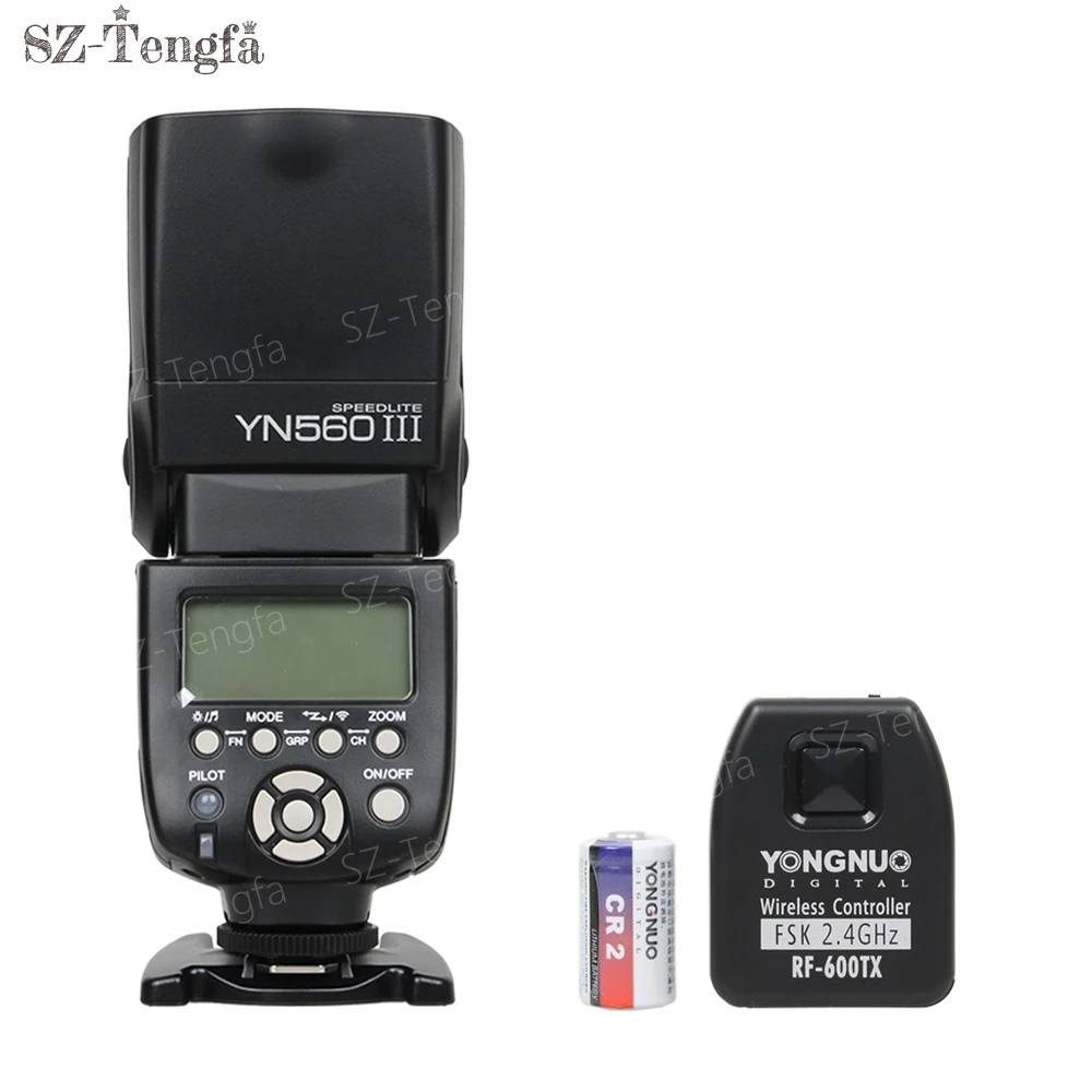 Yongnuo YN560III Wireless Flash with RF 600TX Wireless Trigger for