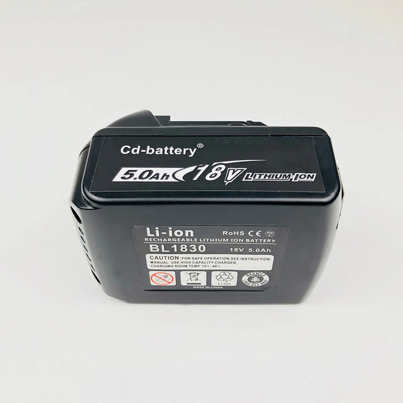 BL1860 6.0Ah BL1850 5.0Ah 18В батарея для Makita BL1840 BL1830 BL1815 LXT литий ионный аккумулятор с LED
