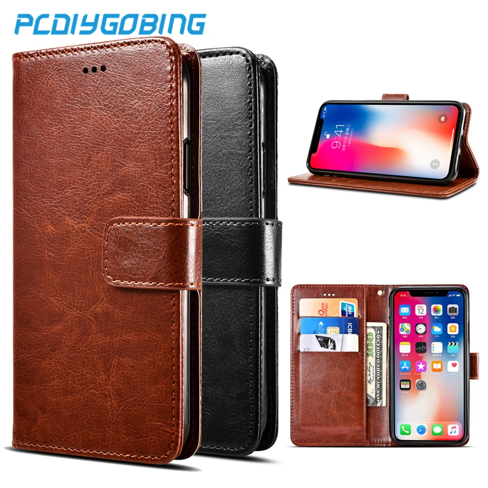 Luxury retro pu Leather Wallet Flip Cover Stand Case For Capa Para Xiaomi Mi 5 5X A1 A2 Mi6 6X Note 3 Mix 2s 8 8SE | Мобильные