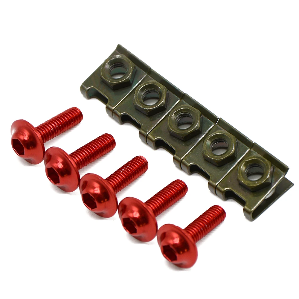 

For Honda CB CBR 300 599 600 600F 1000 1000R 1100 650F 5 pieces 6mm motorbike screwse body fairing