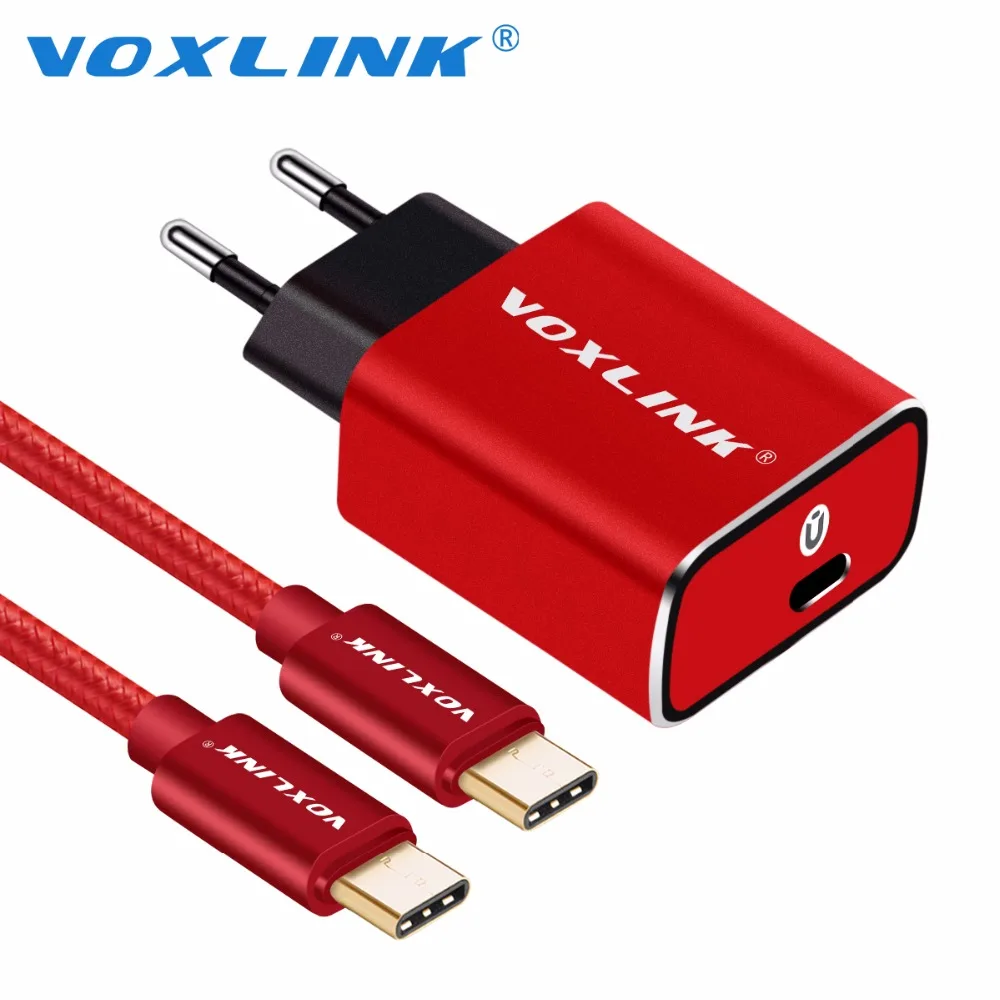 VOXLINK QC 3.0 USB Type C Charger With PD protocol Fast USB Wall