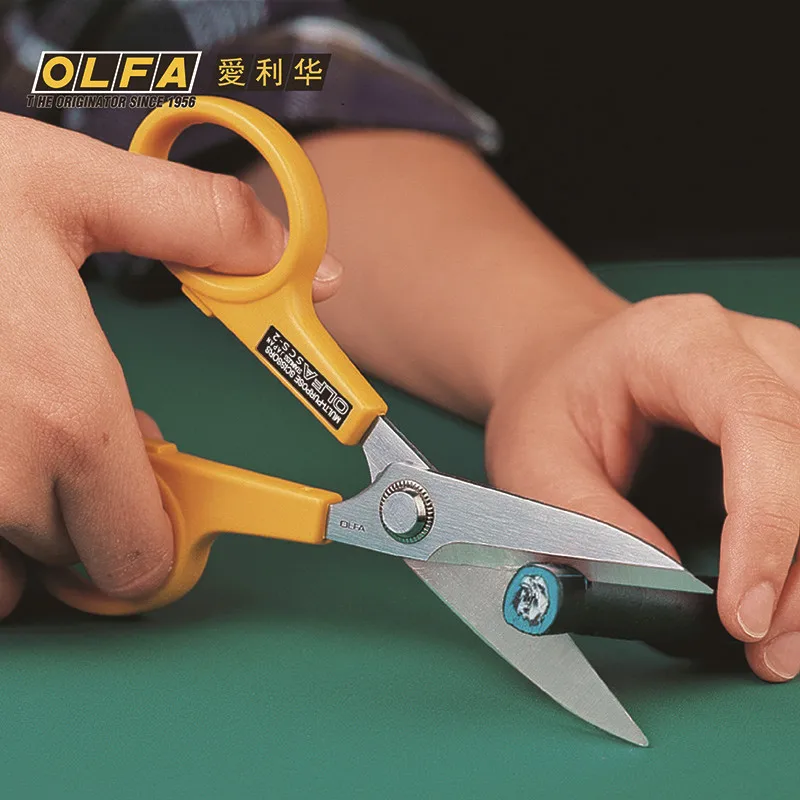 Ножницы из нержавеющей стали с зубчатым краем OLFA сделано в японии для детей