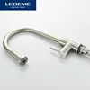 Leeme-grifo extraíble de acero inoxidable para la cocina, rociador con rotación de 360 grados, mezclador de fregadero, L76005-1 ► Foto 2/6