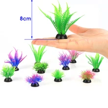 20 шт песок украшение стола пластиковый моделирование водная трава завод Поддельные Цветок Аквариум декоративное озеленение аксессуары L211