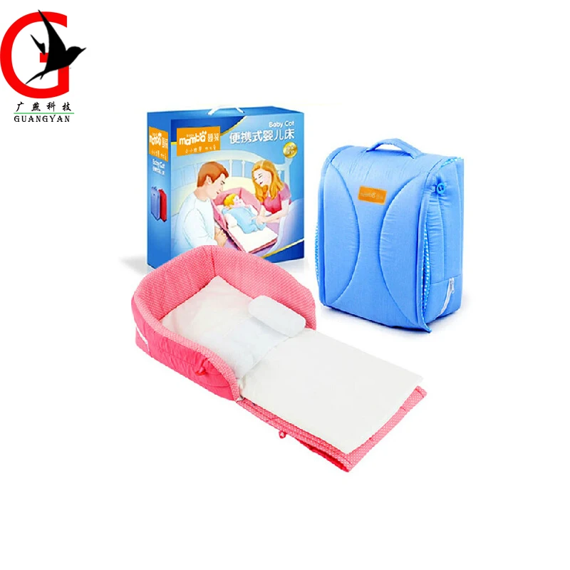 

New 2017 baby bed Portable removable diaper bag infant fold bed Portable Multifunctional foldable newborn bed SW-C20001
