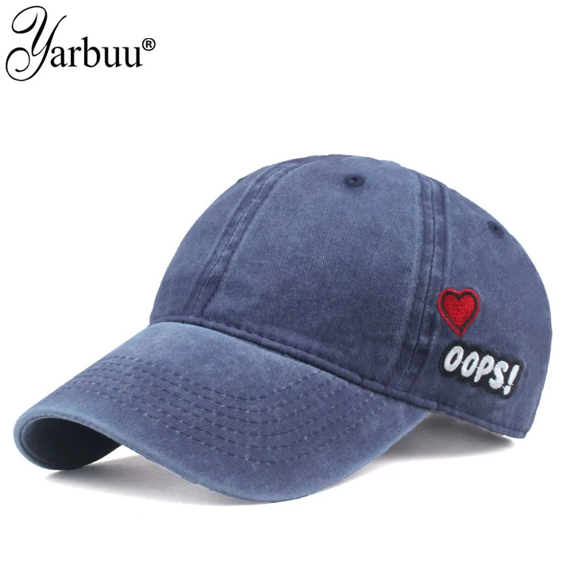 Бейсболка YARBUU из 100% хлопка для мужчин и женщин винтажная стирающаяся с песком