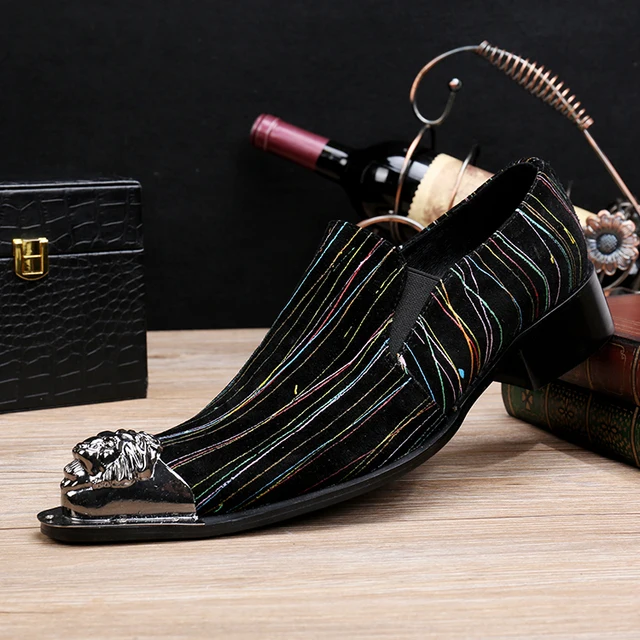zapatillas hombre hombres moda zapatos cuero auténtico rayas león