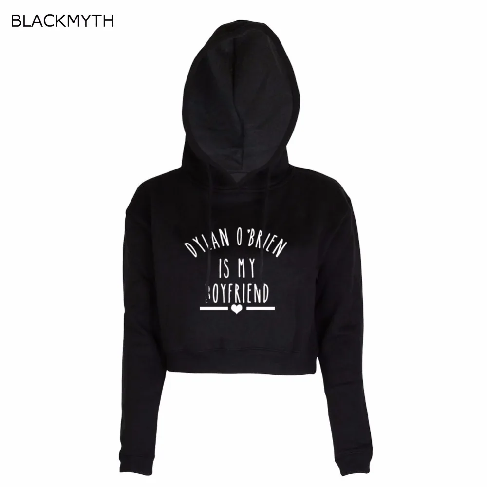 BLACKMYTH хлопок женские DYLAN O'BRIEN толстовки с капюшонами принтом одежда для детей