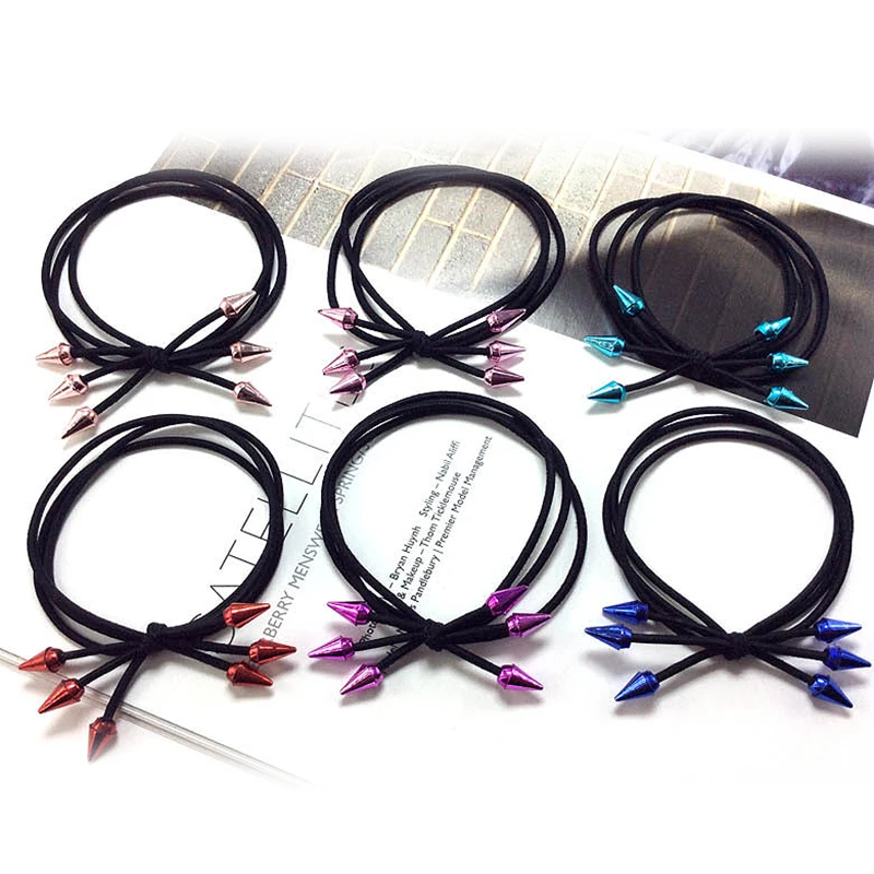 

LNRRABC 5 pieces Bow Knotted Head rope Hair rope ring Rubber band High elasticity Strong pull constant Korean version
