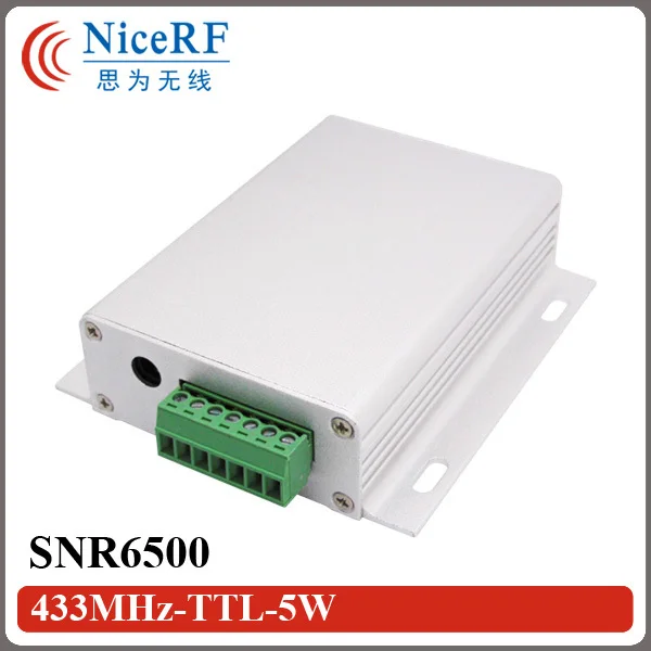 

SNR6500 433MHz/470MHz 5W Wireless Transceiver with TTL/RS232/RS485 Interface (Not include Antenna)