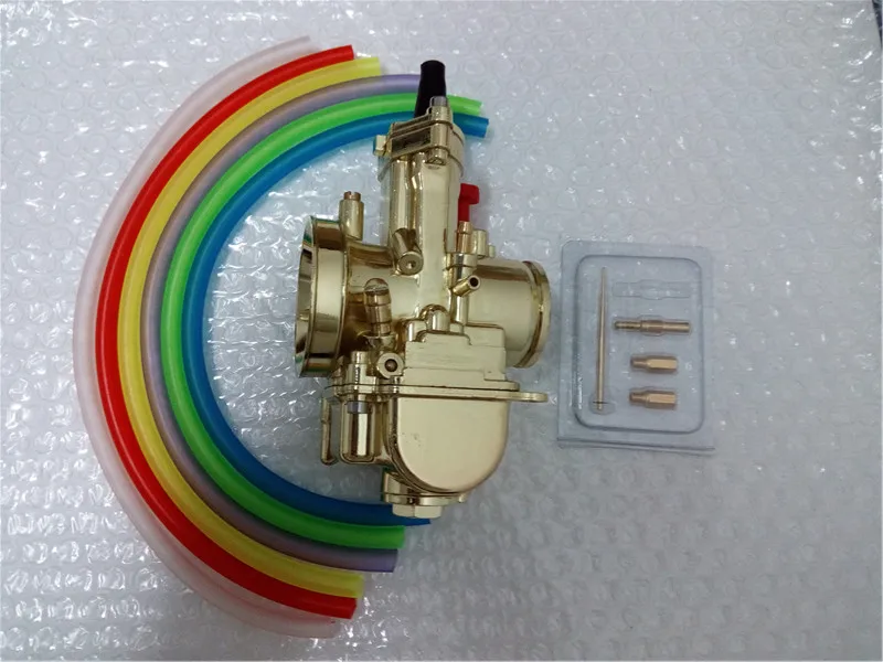

Gold Carburetor 28/30/32/34 KEIHIN PWK Brand New PWK KOSO OKO Carburetor Scooter Racing For ATV/Carburetor/ 6-color tubing/Gold