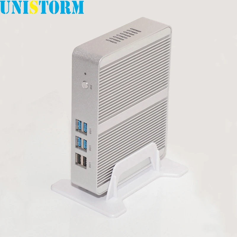 Двухъядерный мини ПК Intel Broadwell Core I3 4005U 5005U с Windows 10 Graphics 4K HDMI VGA безвентиляторный