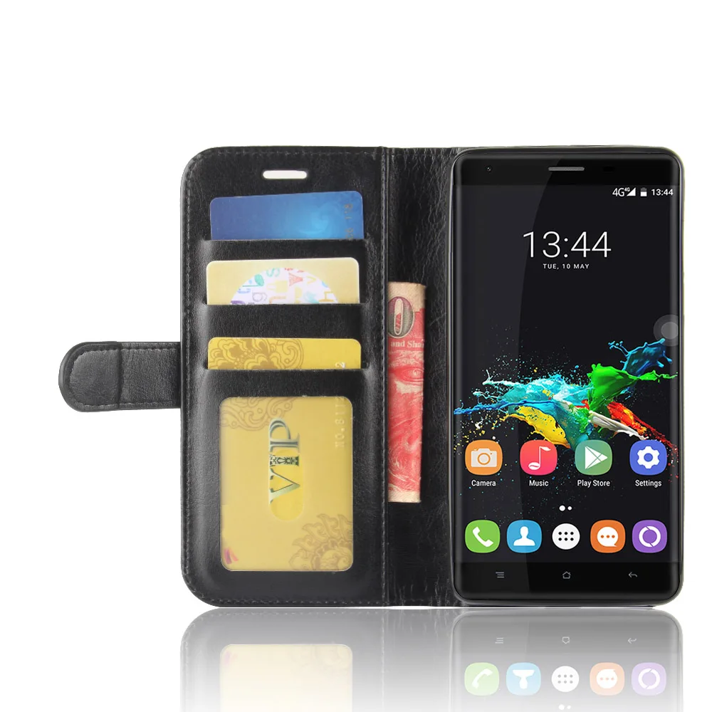 Чехол для Oukitel K6000 Pro роскошный винтажный кожаный чехол бумажник с откидной