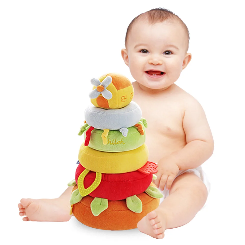 SHILOH Rock a Stack Stackers Stacking Rings Baby Brilliant Basics