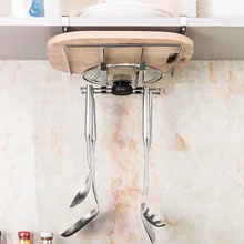 Настенная подвесная доска для резки, полка для разделочной доски, шпатель, стойка для кухонных принадлежностей, стойка для крышек XI3201649